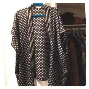 Patterned poncho from Ann Taylor loft
